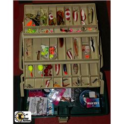 PLANO TACKLE BOX WITH CONTENTS