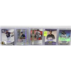 5 VARIOUS AUTOGRAPHED CARDS (TIMES 5) INCL.