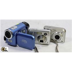 LOT OF 3 CAMERAS-DIGITAL CONCEPTS, FUJIFILM