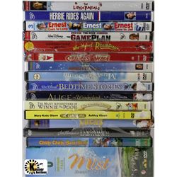 BUNDLE OF 16 CHILDRENS MOVIES