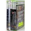 Image 1 : BUNDLE OF 4 XBOX 360 AND 1-XBOX GAMES