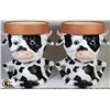 Image 1 : BOX WITH 2 BESSIE THE COW 11" POT