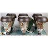 Image 1 : LOT OF 6 SOLAR MULTI-COLOR CRACKLE LIGHTS