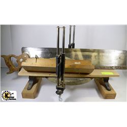 MITRE BOX WITH SAW & MITRE BOX