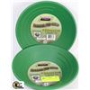 Image 1 : 2-10" PROSPECTING GOLD PANS GREEN