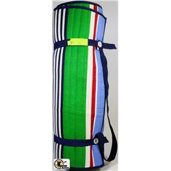 TOMMY HILFIGER BEACH ROLL UP MAT W/PILLOW