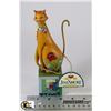 Image 1 : JIM SHORE "BROWN CAT/ROSE/REACHING" FIGURINE