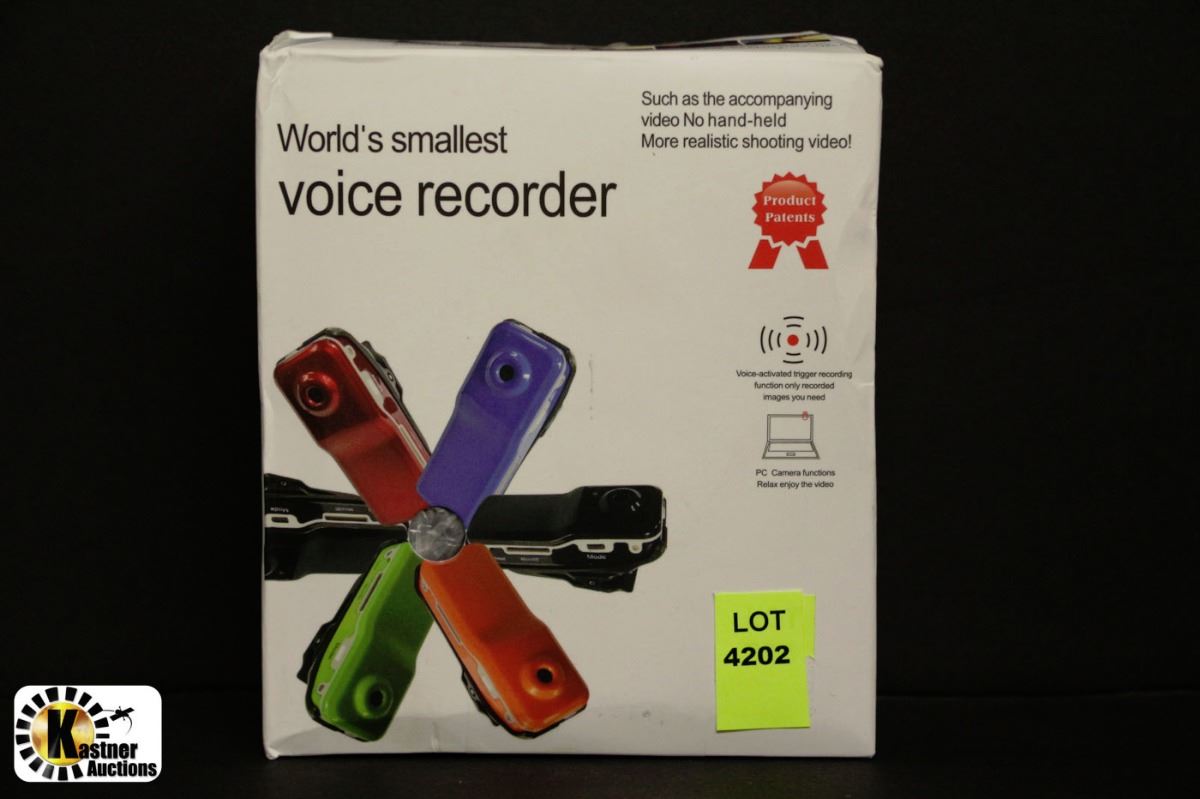 NEW WORLDS SMALLEST VOICE RECORDER