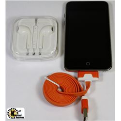 8GB APPLE IPOD TOUCH W/ NEW EARBUDS & USB ADAPTOR