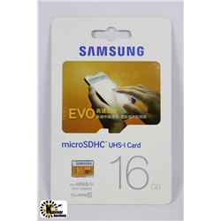 NEW 16GB SAMSUNG MICRO SDHC UHS-I CARD