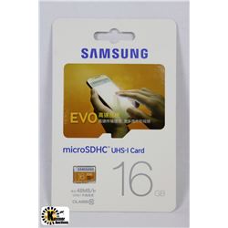 NEW 16GB SAMSUNG MICRO SDHC UHS-I CARD