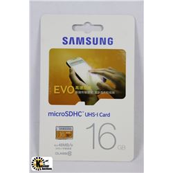 NEW 16GB SAMSUNG MICRO SDHC UHS-I CARD