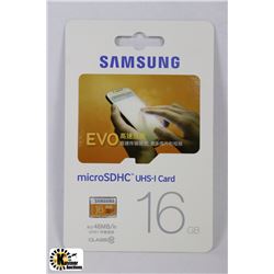 NEW 16GB SAMSUNG MICRO SDHC UHS-I CARD