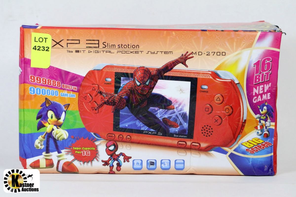 NEW PXP 3 SLIM STATION 16 BIT GAME SYSTEM