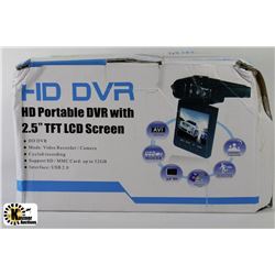 NEW HD DVR DASHCAM W/2.5" LCD SCREEN