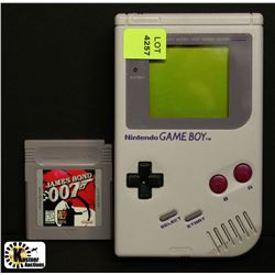 GAMEBOY SYSTEM WITH JAMES BOND 007 GAME