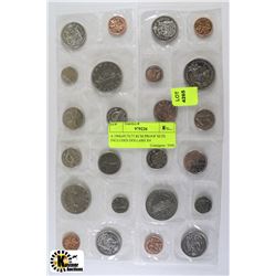 A) 1968,69,70,73 RCM PROOF SETS INCL. DOLLARS X4