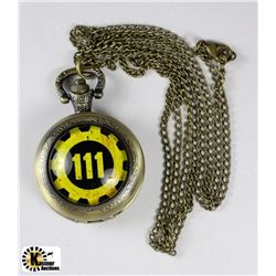 QUARTZ POCKET WATCH WITH 111 ON IT