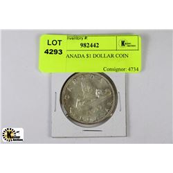 A)1959 CANADA $1 DOLLAR COIN