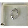 Image 1 : STERLING SILVER DIAMOND PENDANT
