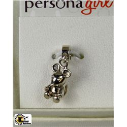STERLING SILVER PERSONA GIRL MOUSE PENDANT