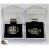 Image 1 : FLAT WITH 2 FASHION MENS RINGS