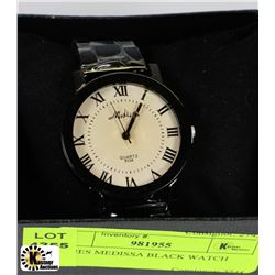 LADIES MEDISSA BLACK WATCH