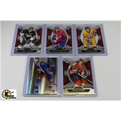 LIMITED HOCKEY CARDS X5