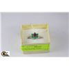 Image 1 : 22) .925 SILVER WITH NATURALRUBY,EMERALD &CZ  RING