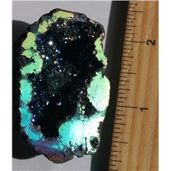 30.1 GRAM NATURAL TITANIUM CRYSTAL GEODE