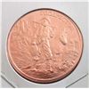 Image 1 : 1 OZ PURE .999 COPPER PROSPECTOR COIN
