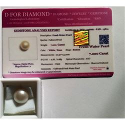 7.20 CT FRESHWATER PEARL & COA
