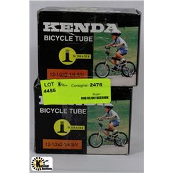 2 PACK KENDA BICYCLE TUBES