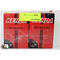 2-PACK KENDA BUTYL BICYCLE TUBES