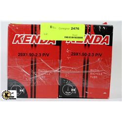2 PACK KENDA BUTYL BICYCLE TUBES