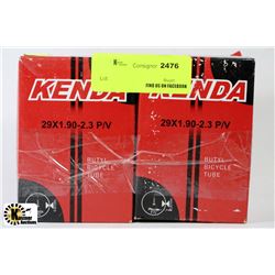 2 PACK KENDA BUTYL BICYCLE TUBES