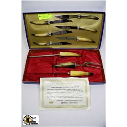 VINTAGE FAMOUS SHEFFIELD STAINLESS STEEL CUTLERY