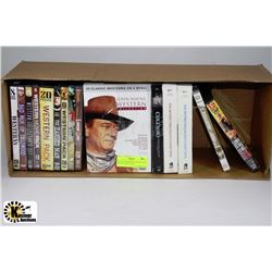 LOT OF 19 MOVIES INCLUDING JOHN WAYNE COLLECTION,
