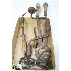 FLAT OF VINTAGE TOOLS