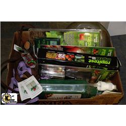 FLAT WITH NEW GARDENING INCL.SOIL TESTER,MOISTURE