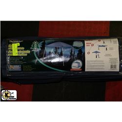 NEW WOODS FOLD AWAY CAMPING GAZEBO WITH MESH WALLS