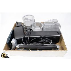 OFFICE GOODS INCLUDING ELECTRIC PENCIL SHARPENER,