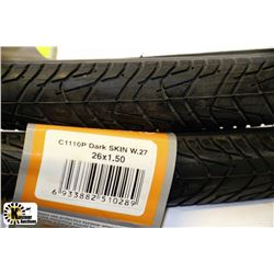 NEW CST TIRES DARKSKIN WIREBEAD  26X1.50    X2