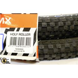 NEW MAXXIS BMX TIRES HOLY ROLLER 20X1-3/8      X2