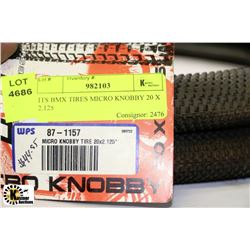 ITS BMX TIRES MICRO KNOBBY 20 X 2.125     X2