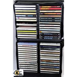 2 CASE LOGIC BAGS W/ MANY CD'S INSIDE