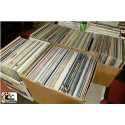 6 BOXES OF ASSORTED RECORDS