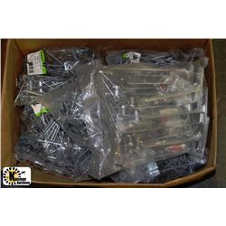 BOX OF LOCKING SECURITY DISPLAY PEG HANGERS