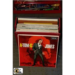 27 VINTAGE LP RECORDS IN CASE