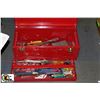Image 1 : TOOLBOX WITH ASSORTED TOOLS